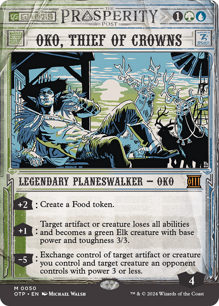 Oko, Voleur de Couronnes (OTP-050) - Dernières nouvelles : (Vitrine) (Sans bordure) Foil 