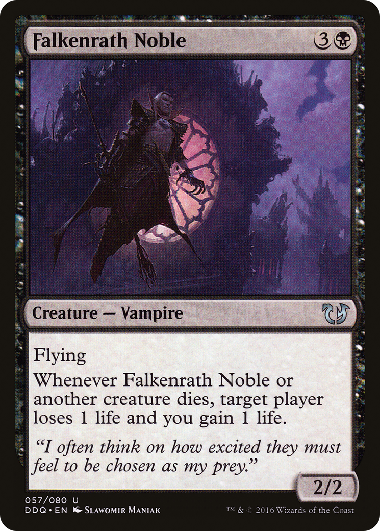Noble Falkenrath (DDQ-057) - Duel Decks : Béni contre Maudit