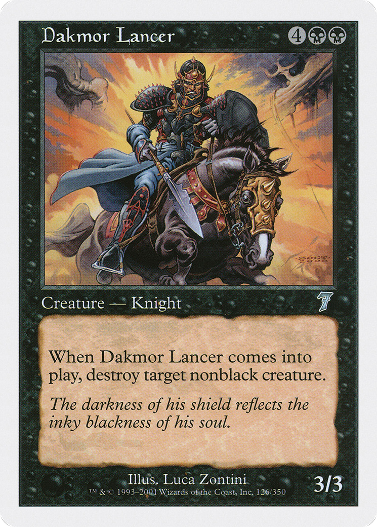 Dakmor Lancer (7ED-126) - Septième édition 