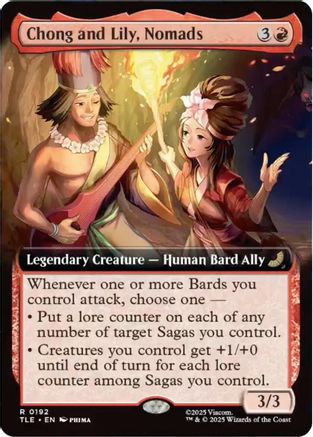 Chong and Lily, Nomads (Extended Art) (TLE-192) - Avatar: The Last Airbender: Eternal-Legal