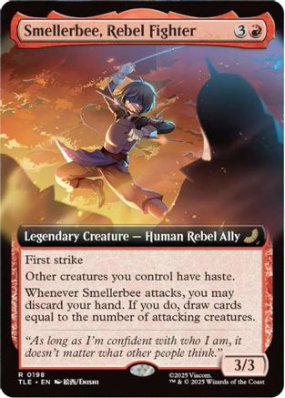 Smellerbee, Rebel Fighter (Extended Art) (TLE-198) - Avatar: The Last Airbender: Eternal-Legal Foil