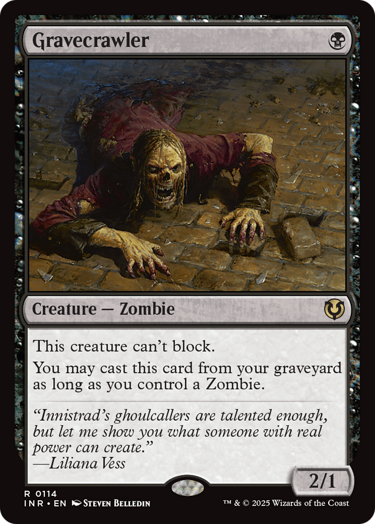 Gravecrawler (INR-114) - Feuille remasterisée d'Innistrad 