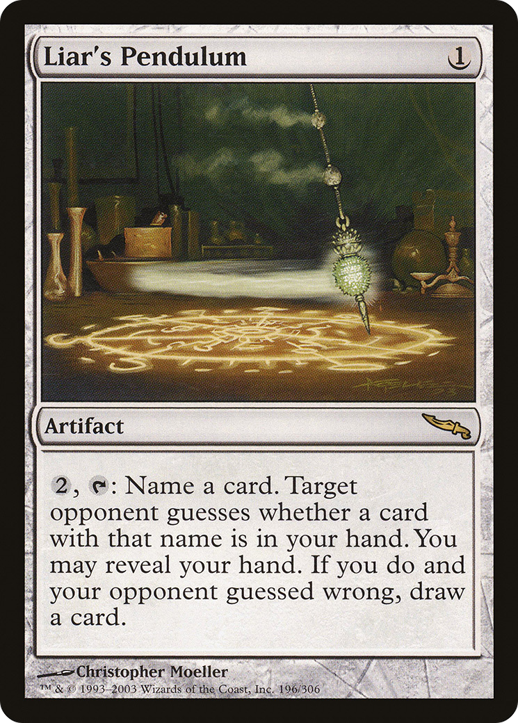 Pendule du menteur (MRD-196) - Mirrodin 
