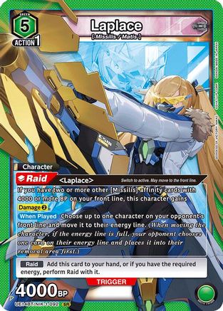 Laplace (092) (UE14BT/NIK-1-092) - UE14BT GODDESS OF VICTORY NIKKE Foil