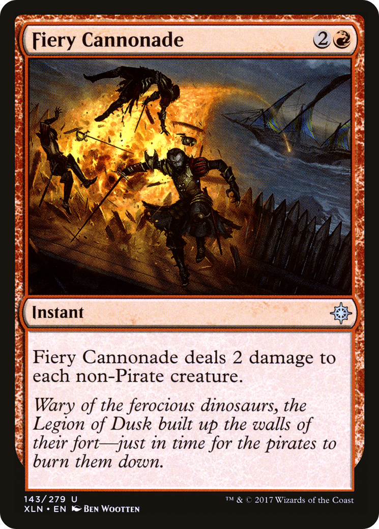 Fiery Cannonade (XLN-143) - Ixalan
