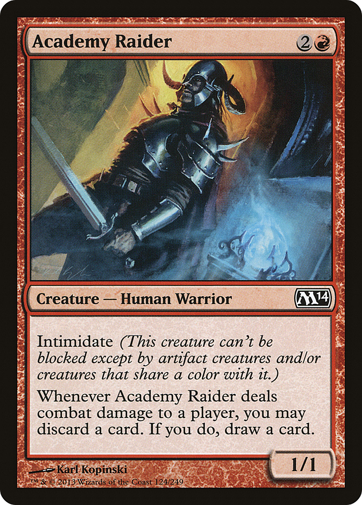 Academy Raider (M14-124) - Magic 2014 Foil 