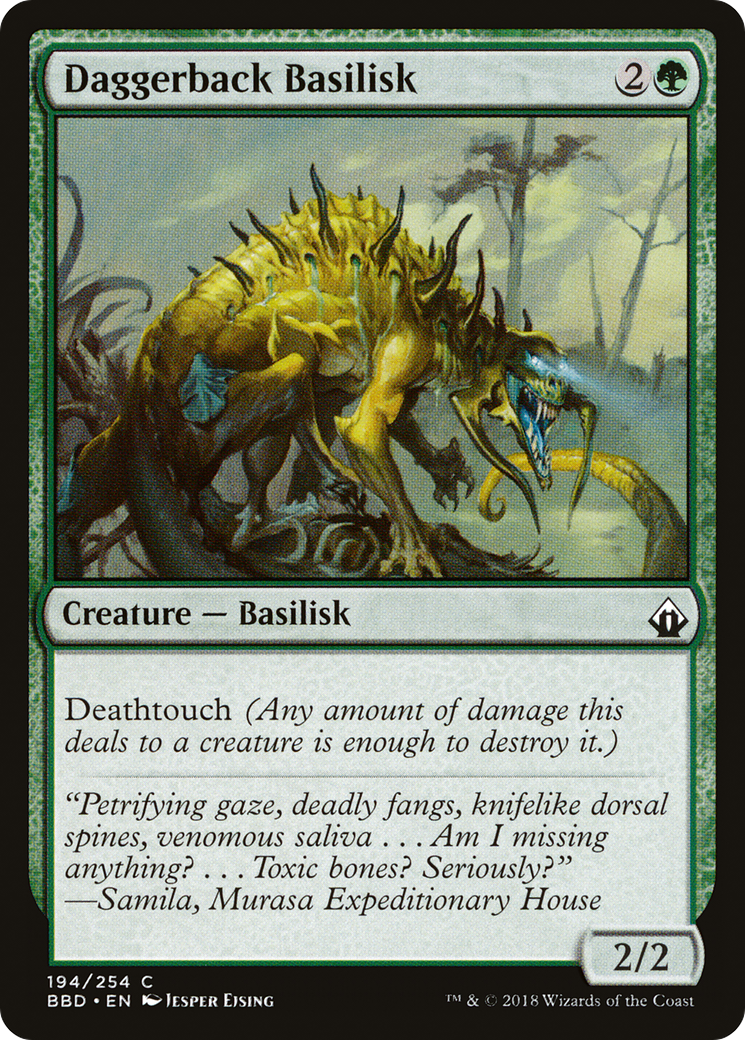 Basilic à dos de poignard (BBD-194) - Battlebond Foil
