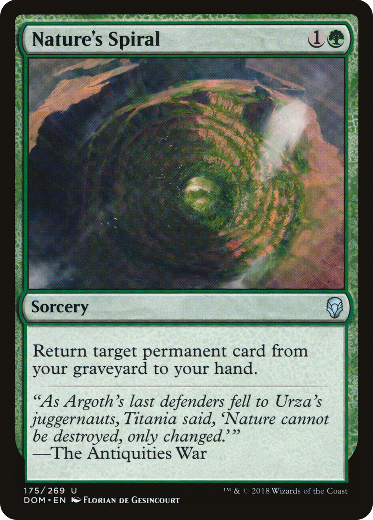 Spirale de la nature (DOM-175) - Dominaria 