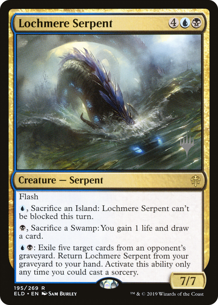Serpent de Lochmere (PELD-195P) - Promotions du Trône d'Eldraine 