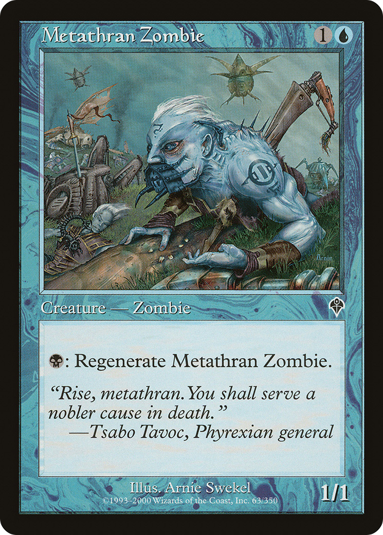 Zombie Metathran (INV-063) - Invasion Foil 