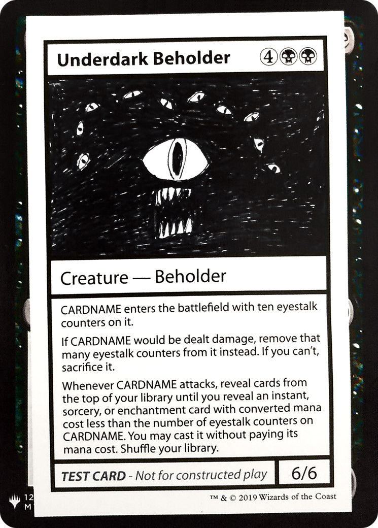 Underdark Beholder (CMB1-) - Mystery Booster Playtest Cards 2019