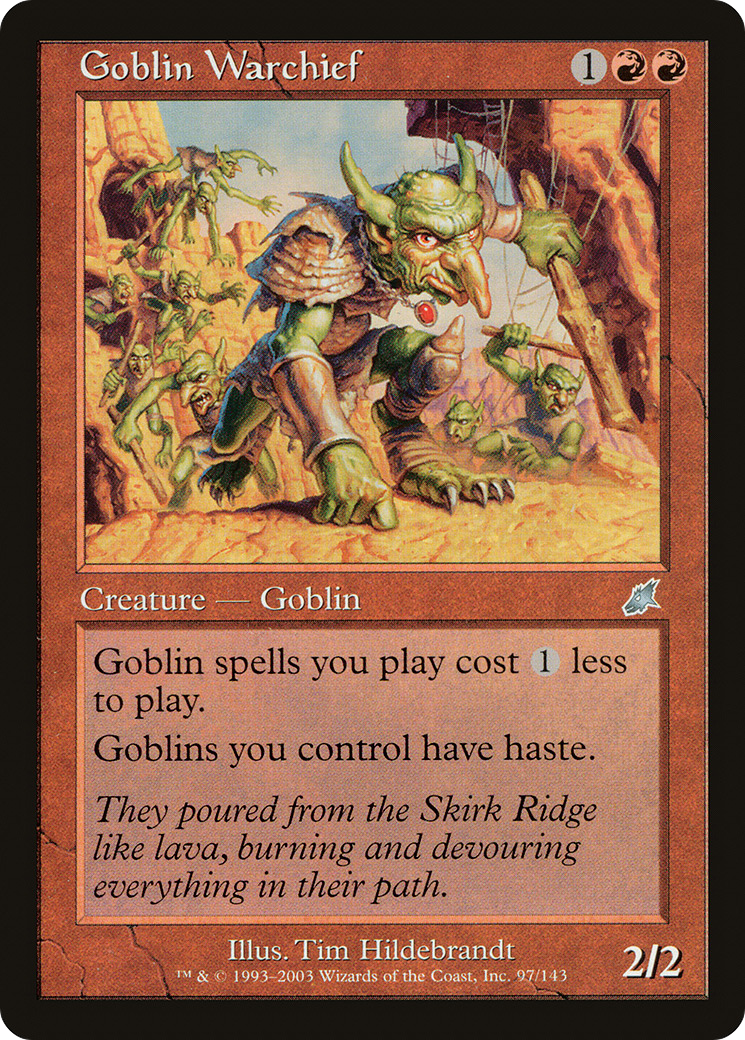 Goblin Warchief (SCG-097) - Scourge