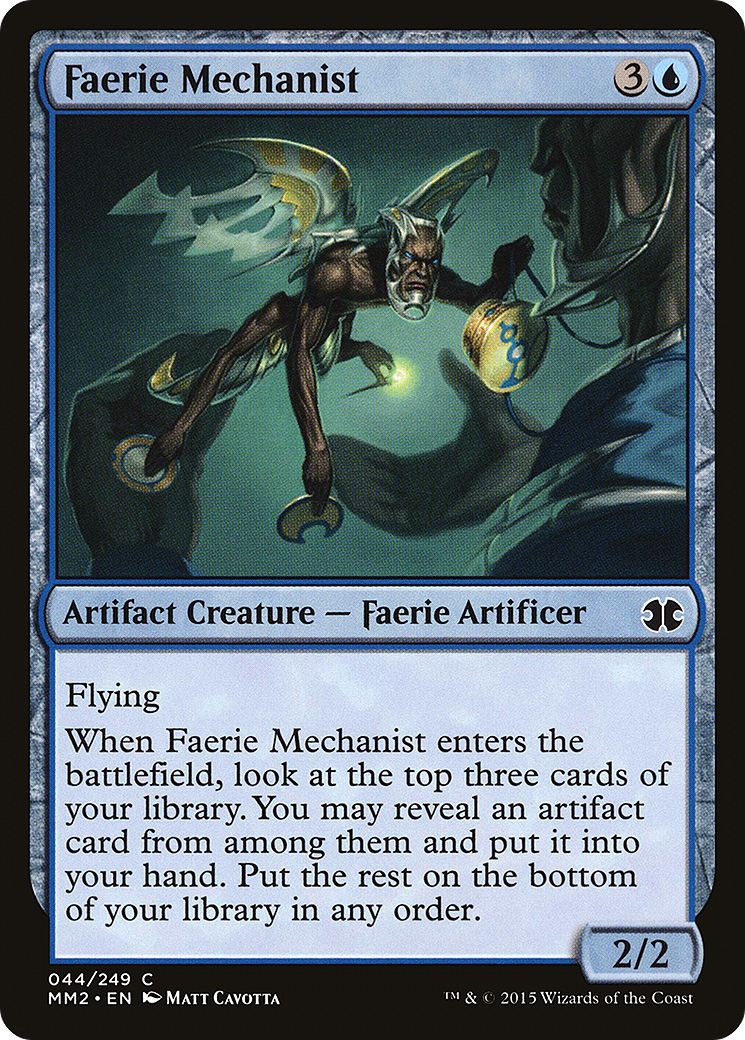 Faerie Mechanist (MM2-044) - Modern Masters 2015