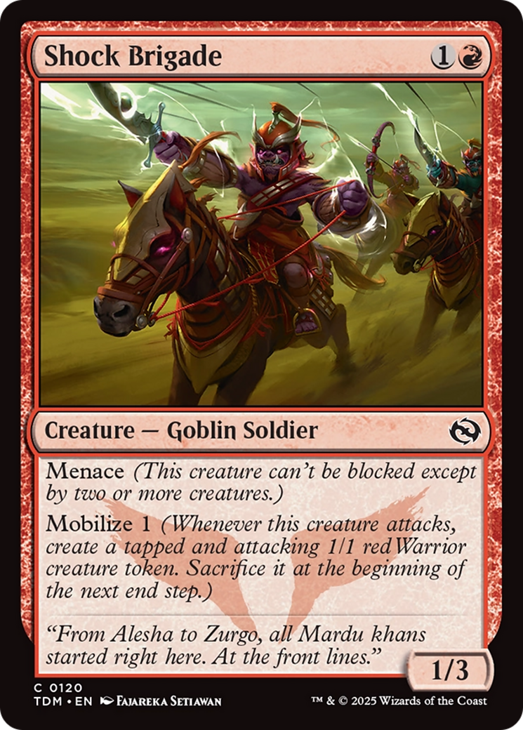 Brigade de choc (TDM-120) - Tarkir : Tempête de dragons 