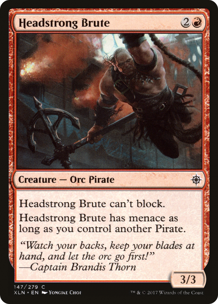 Headstrong Brute (XLN-147) - Ixalan Foil