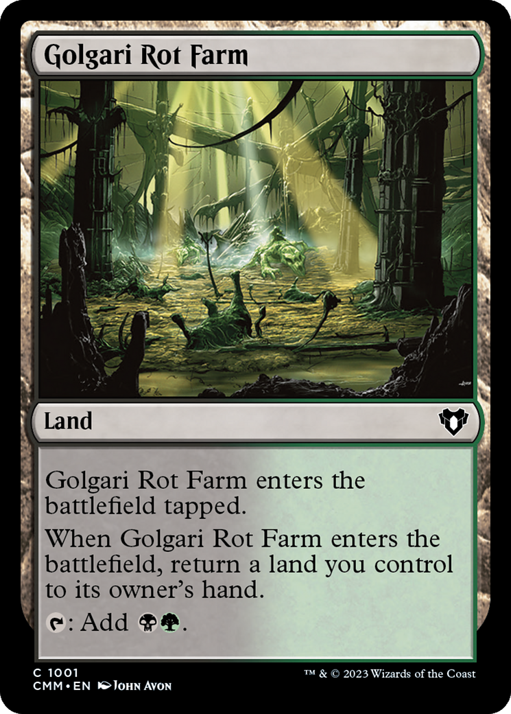 Ferme de pourriture de Golgari (CMM-1001) - Commander Masters 