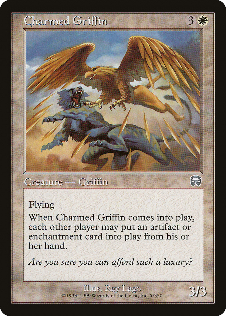 Charmed Griffin (MMQ-007) - Masques Mercadiens 
