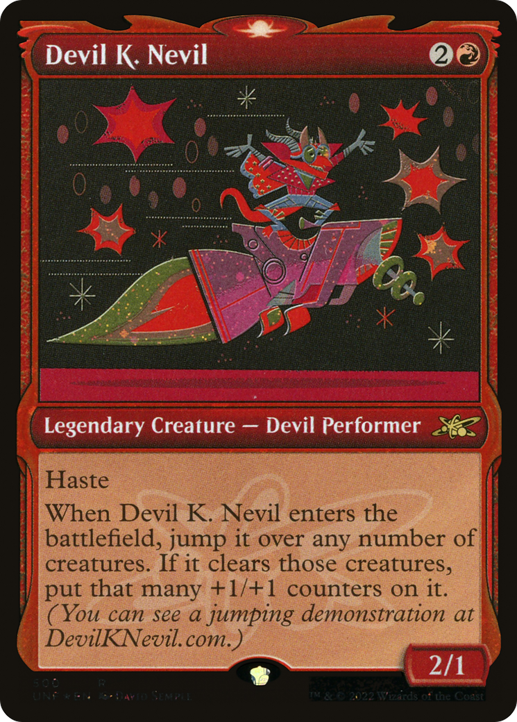 Devil K. Nevil (UNF-500) - Unfinity : (Vitrine) Feuille 