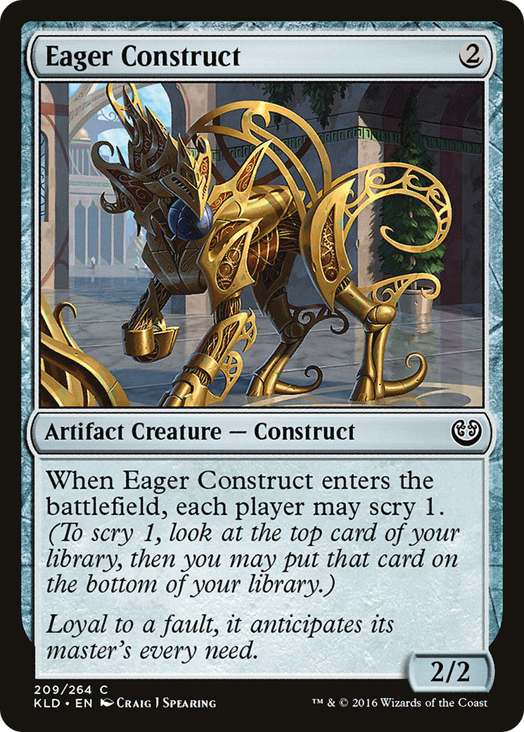 Construction impatiente (KLD-209) - Feuille de Kaladesh