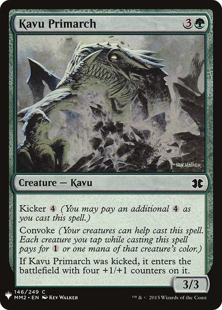 Kavu Primarch (LIST-MM2-146) - The List