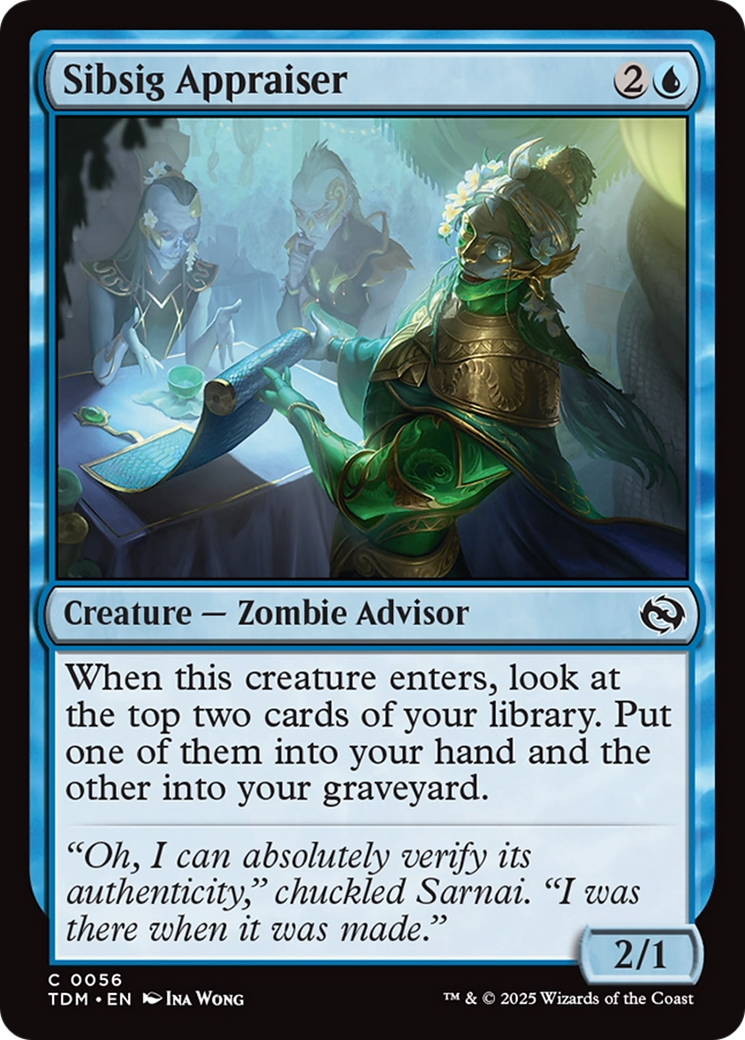 Évaluateur Sibsig (TDM-056) - Tarkir : Tempête de dragons 