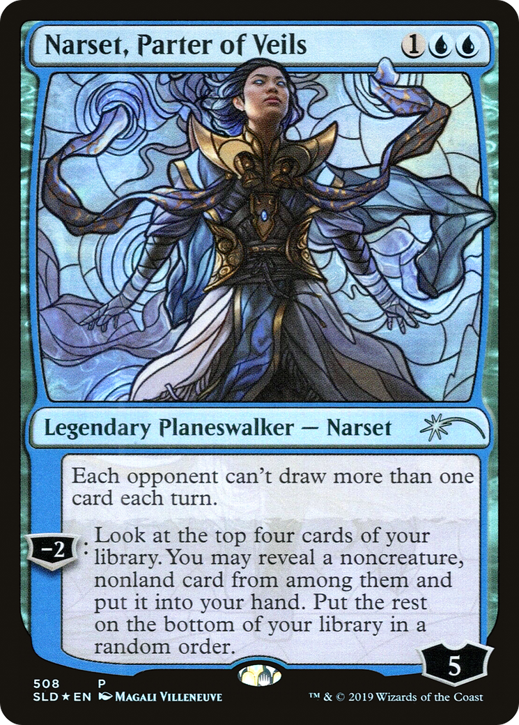 Narset, Parter of Veils (Stained Glass) (SLD-508) - Secret Lair Drop Foil
