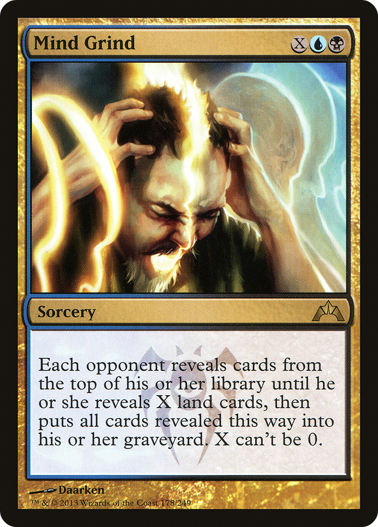 Mind Grind (GTC-178) - Gatecrash Foil 