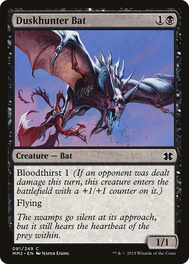 Duskhunter Bat (MM2-081) - Modern Masters 2015 Foil