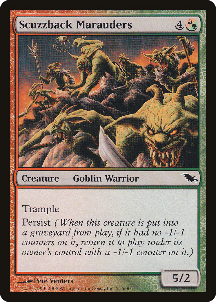 Maraudeurs Scuzzback (SHM-216) - Shadowmoor