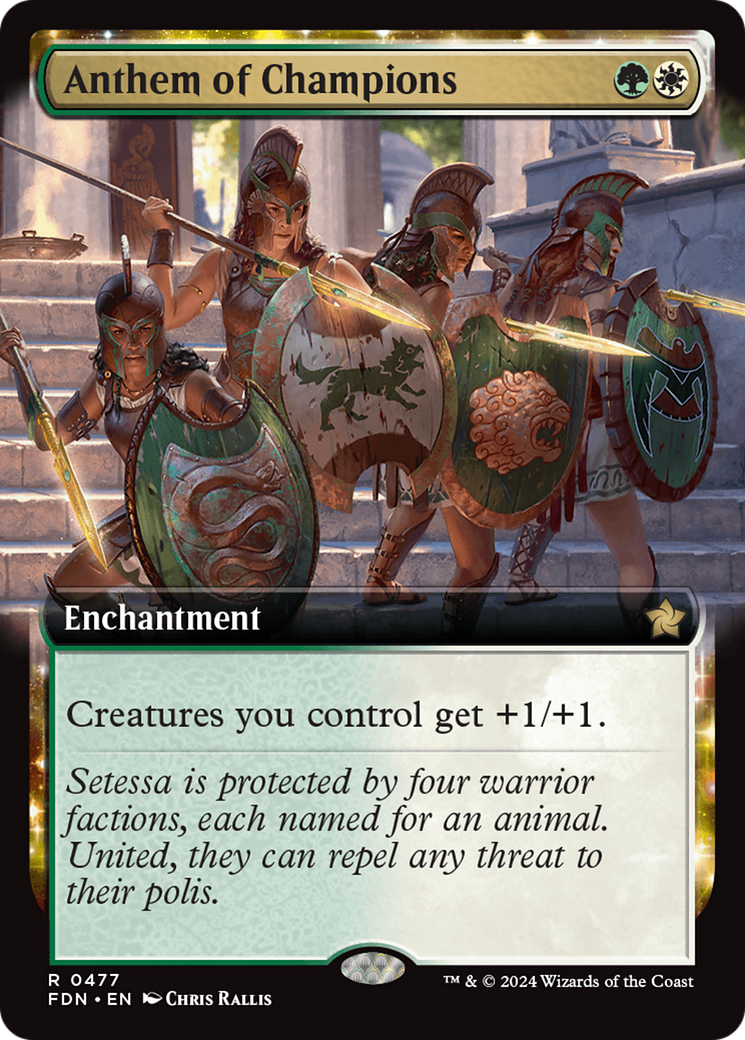 Hymne des champions (FDN-477) - Fondations : (Extended Art) 