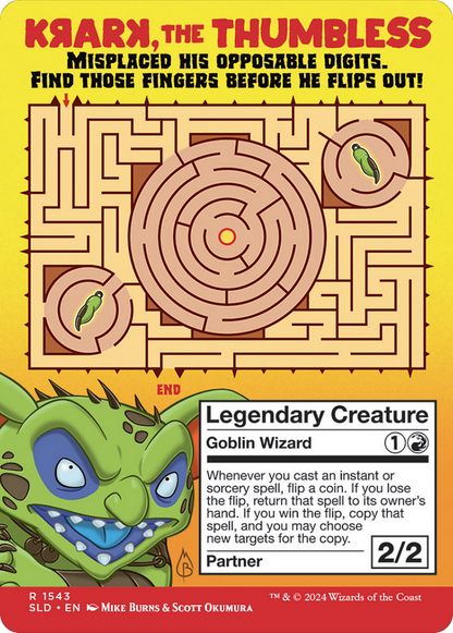 Krark, the Thumbless (SLD-1543) - Secret Lair Drop (Borderless)