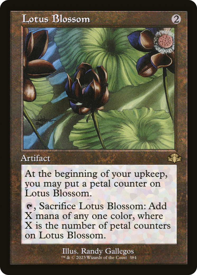 Lotus Blossom (Retro Frame) (DMR-384) - Dominaria Remastered