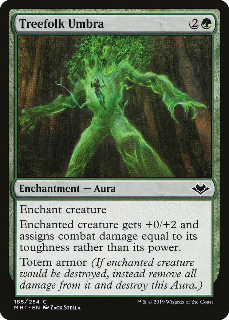Treefolk Umbra (MH1-185) - Horizons Modernes (feuille) 