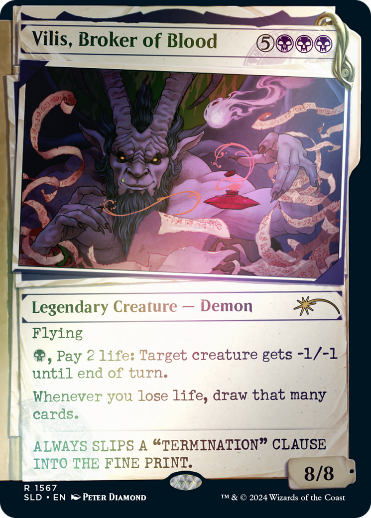 Vilis, Courtier du Sang (SLD-1567★) - Butin Secret Lair : (Vitrine) Feuille 