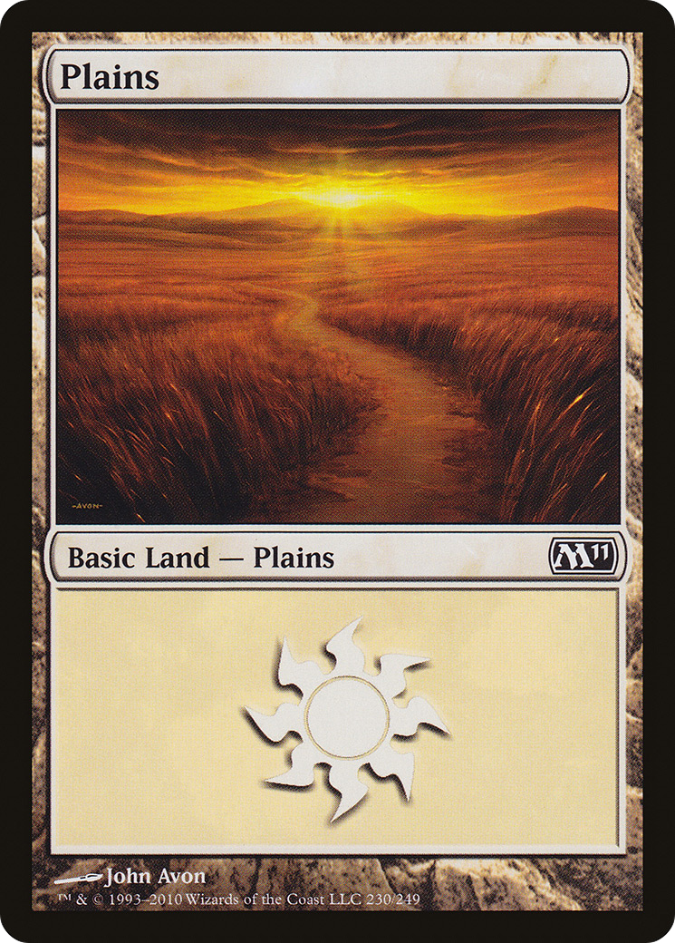 Plains (230) (M11-230) - Magic 2011 Foil