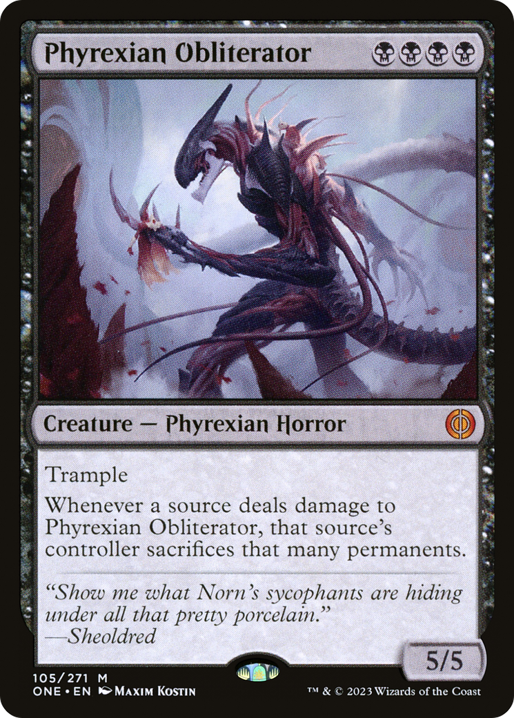 Oblitérateur Phyrexian (ONE-105) - Phyrexia : Tous ne feront qu'un