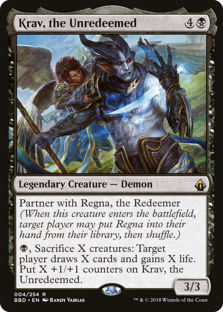 Krav, l'Indomptable (BBD-004) - Battlebond Foil 