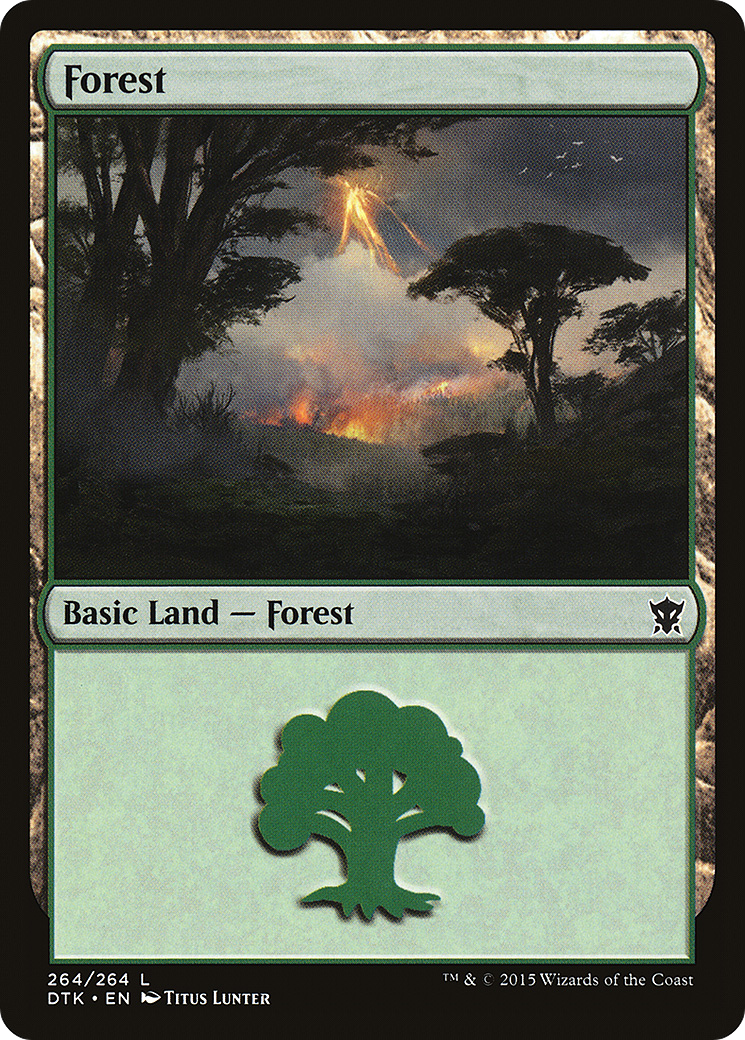 Forêt (DTK-264) - Dragons de Tarkir Foil