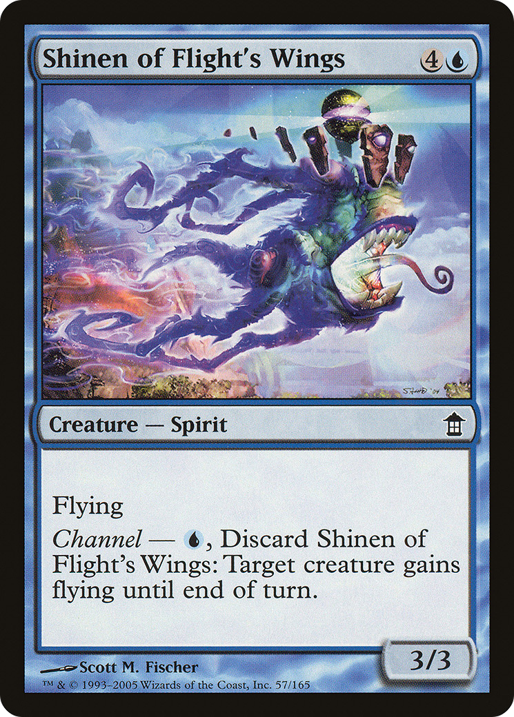 Shinen of Flight's Wings (SOK-057) - Saviors of Kamigawa Foil