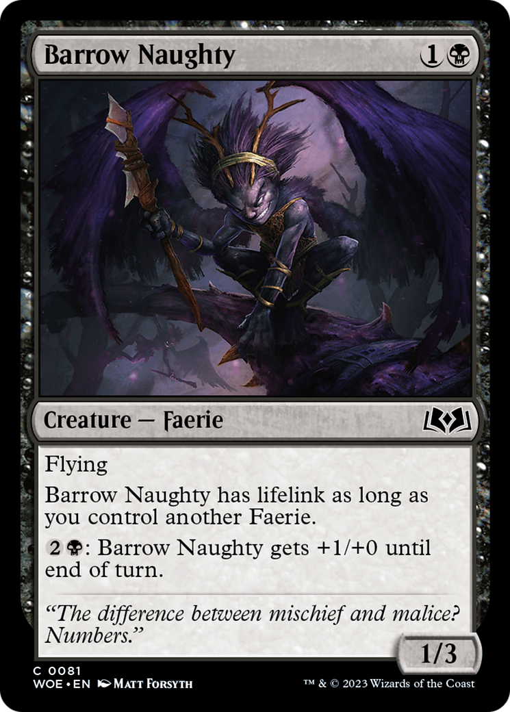 Barrow Naughty (WOE-081) - Les Terres Sauvages d'Eldraine 
