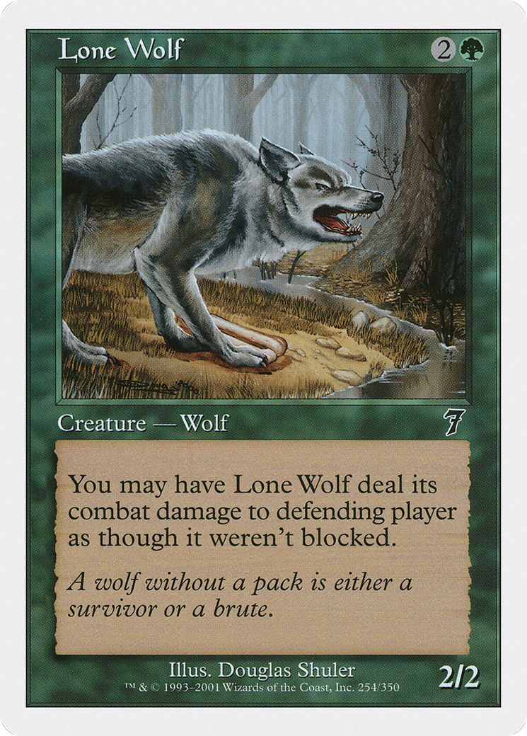 Lone Wolf (7ED-254) - Seventh Edition