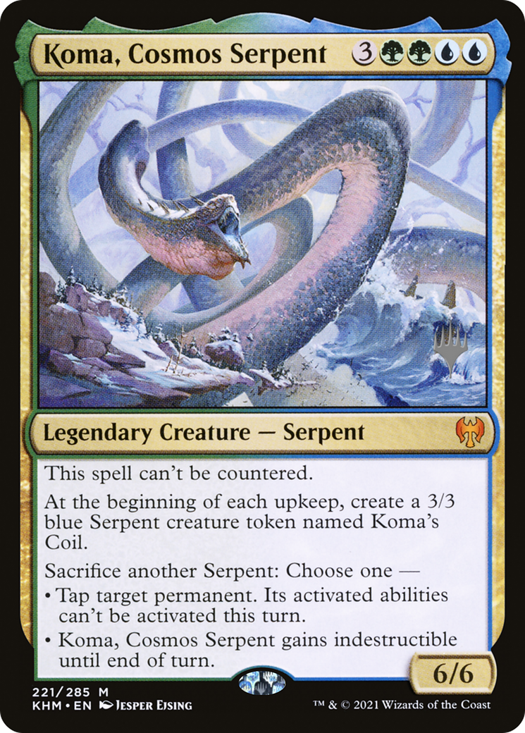 Koma, Cosmos Serpent (PPKHM-221) - Kaldheim Promos