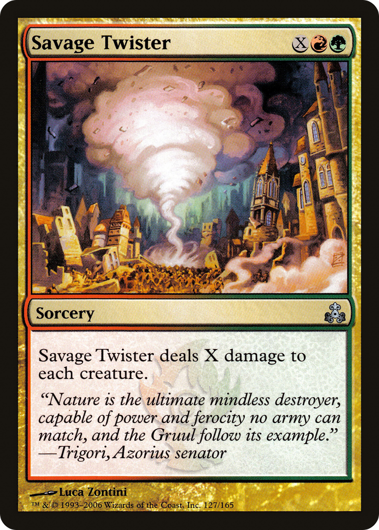Savage Twister (GPT-127) - Feuille du Pacte des Guildes