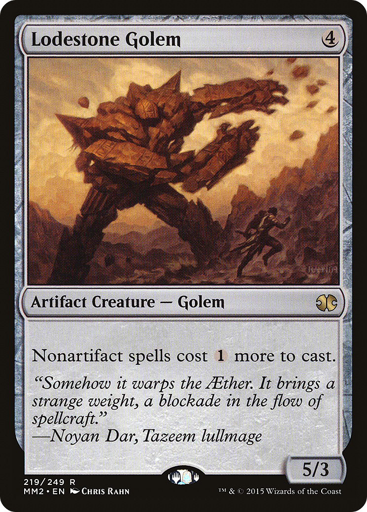 Lodestone Golem (MM2-219) - Modern Masters 2015 Foil