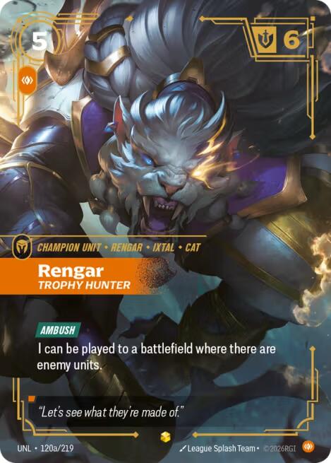 Rengar, Trophy Hunter (Alternate Art)