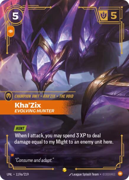 Kha'Zix, Evolving Hunter (Alternate Art)
