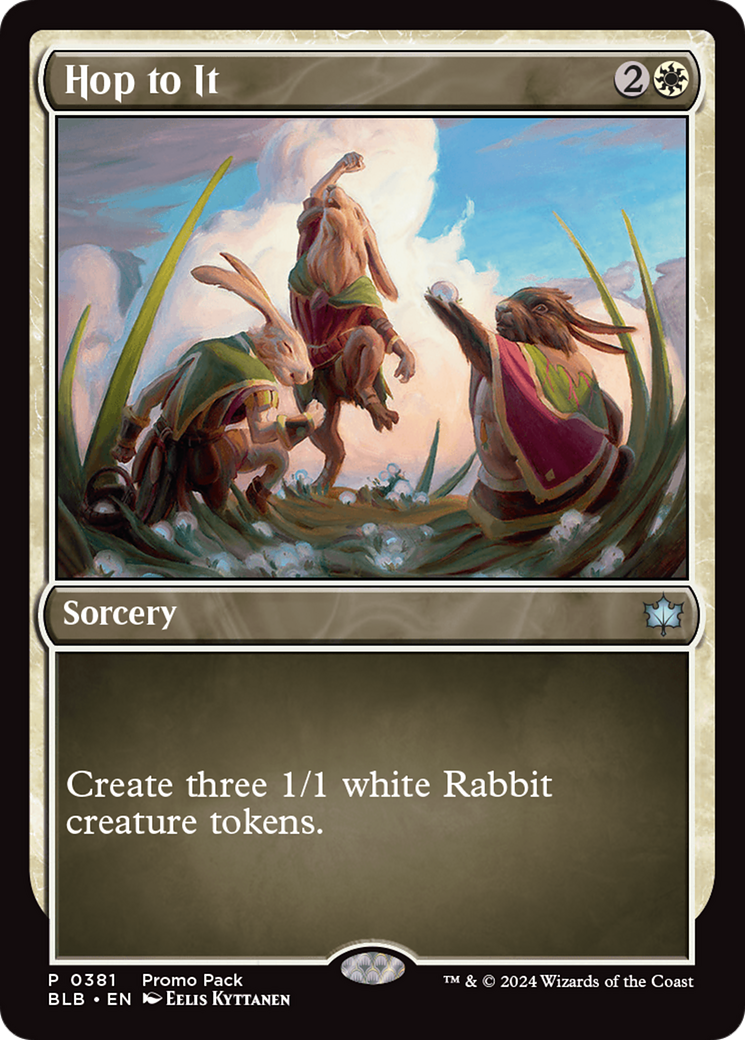 Hop to It (BLB-381) - Bloomburrow Foil 
