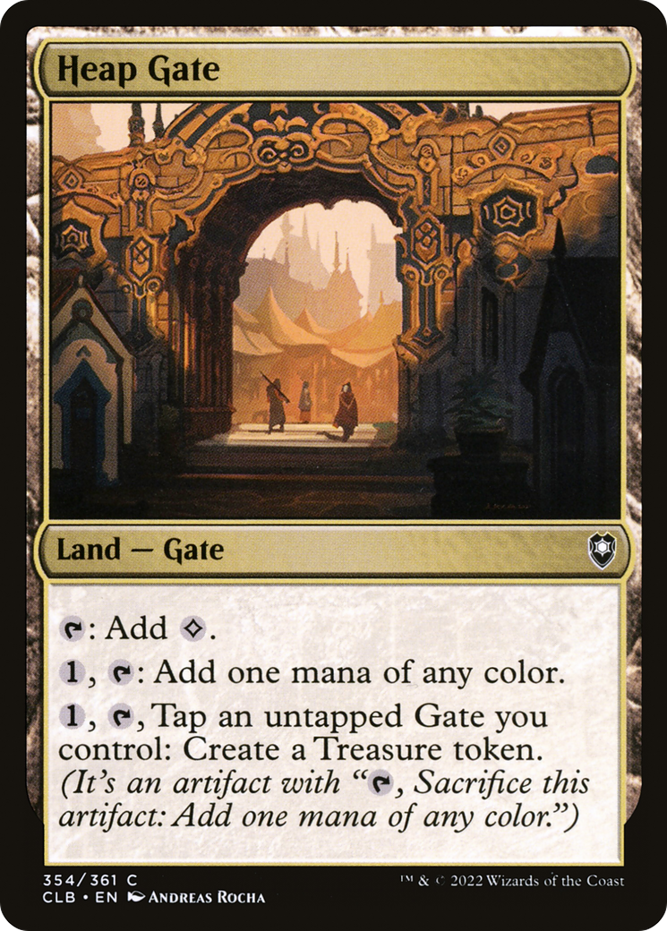 Heap Gate (CLB-354) - Commander Legends : La Bataille pour Baldur's Gate (version foil) 