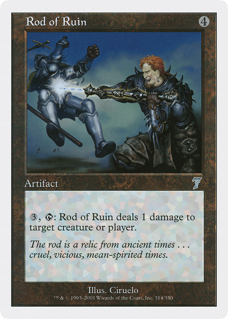 Rod of Ruin (7ED-314) - Seventh Edition
