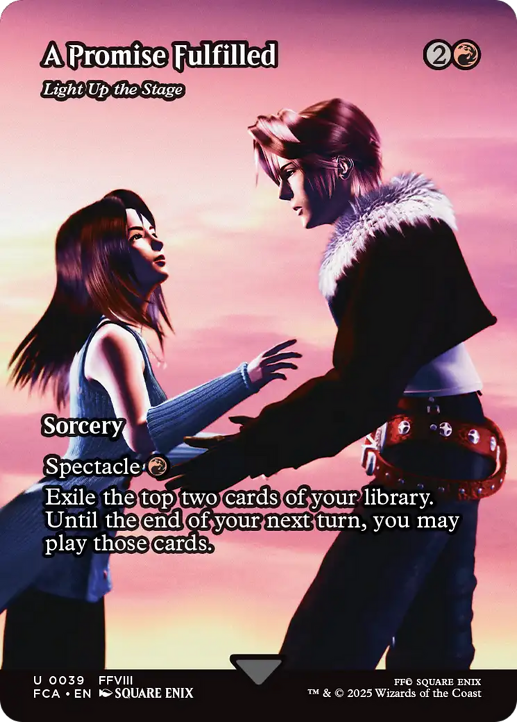 A Promise Fulfilled - Light Up the Stage (Showcase) (FCA-039) - FINAL FANTASY: Through the Ages